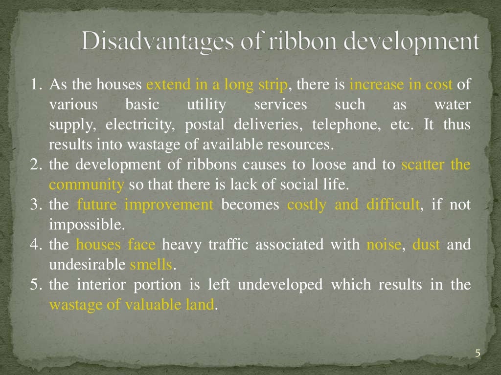 RIBBON DEVELOPMENT