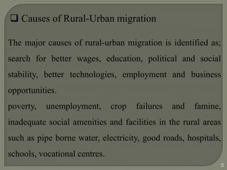 URBANIZATION & MIGRATION | PPTX