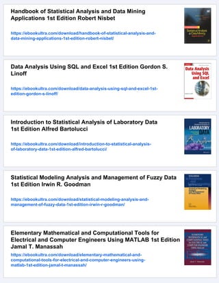 Quantitative Medical Data Analysis Using Mathematical Tools and ...