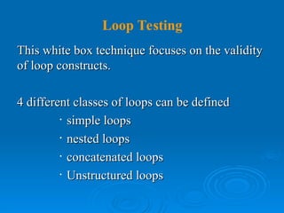 Software-Testing for Btech and MCA students | PPT