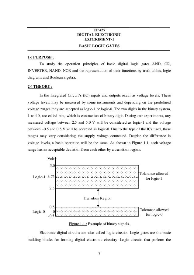 BASIC LOGIC GATES EXPERIMENT PDF BASIC LOGIC GATES EXPERIMENT PDF