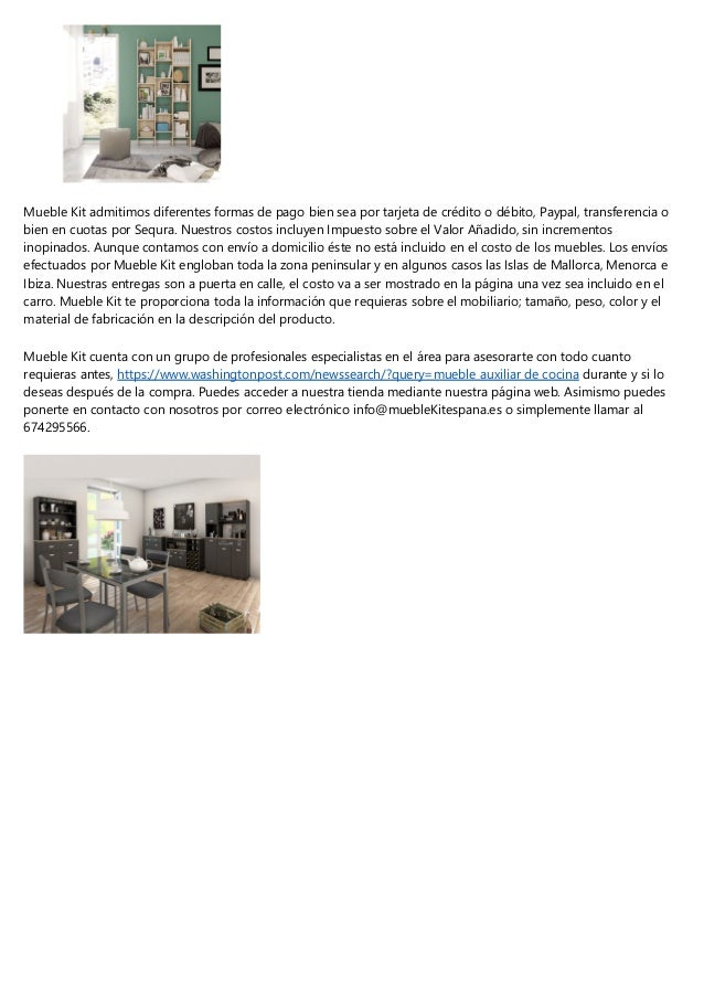 Armarios auxiliares de cocina