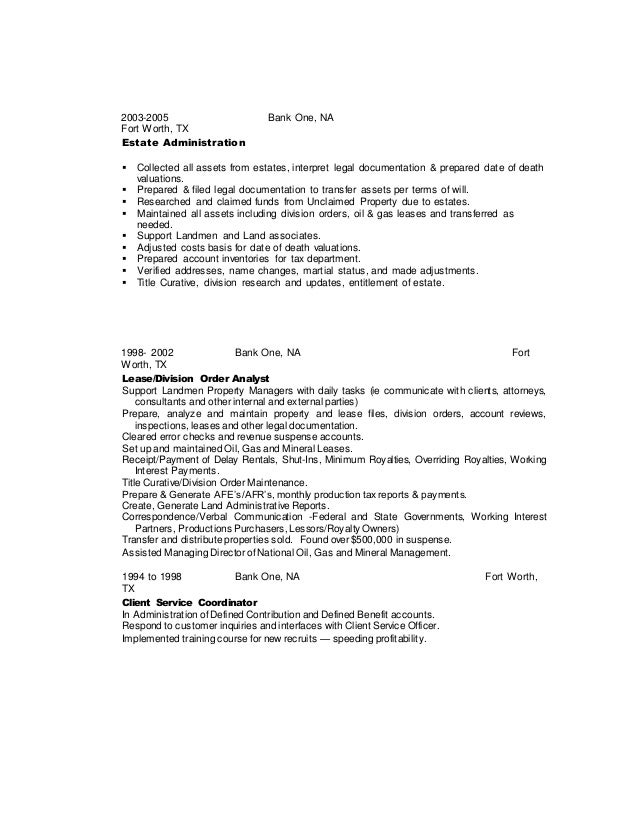Resume fort worth expense excel access