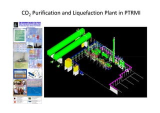 CO2 Purification and Liquefaction Plant in PTRMI
 