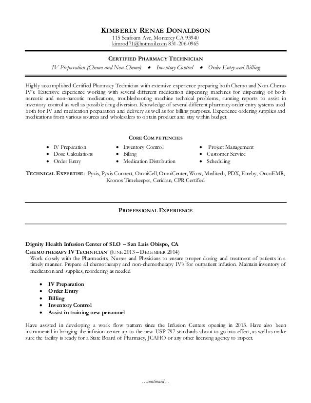 pattern of resume writing