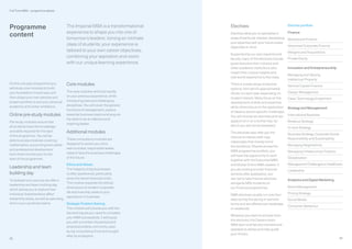 Imperial College Business School - Full-Time MBA brochure | PDF