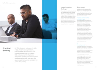 Imperial College Business School - Full-Time MBA brochure | PDF