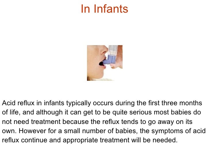 Dealing With Acid Reflux in Infants The First Step