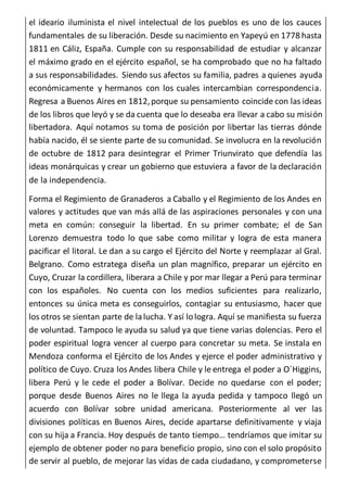 el ideario iluminista el nivel intelectual de los pueblos es uno de los cauces
fundamentales de su liberación. Desde su na...