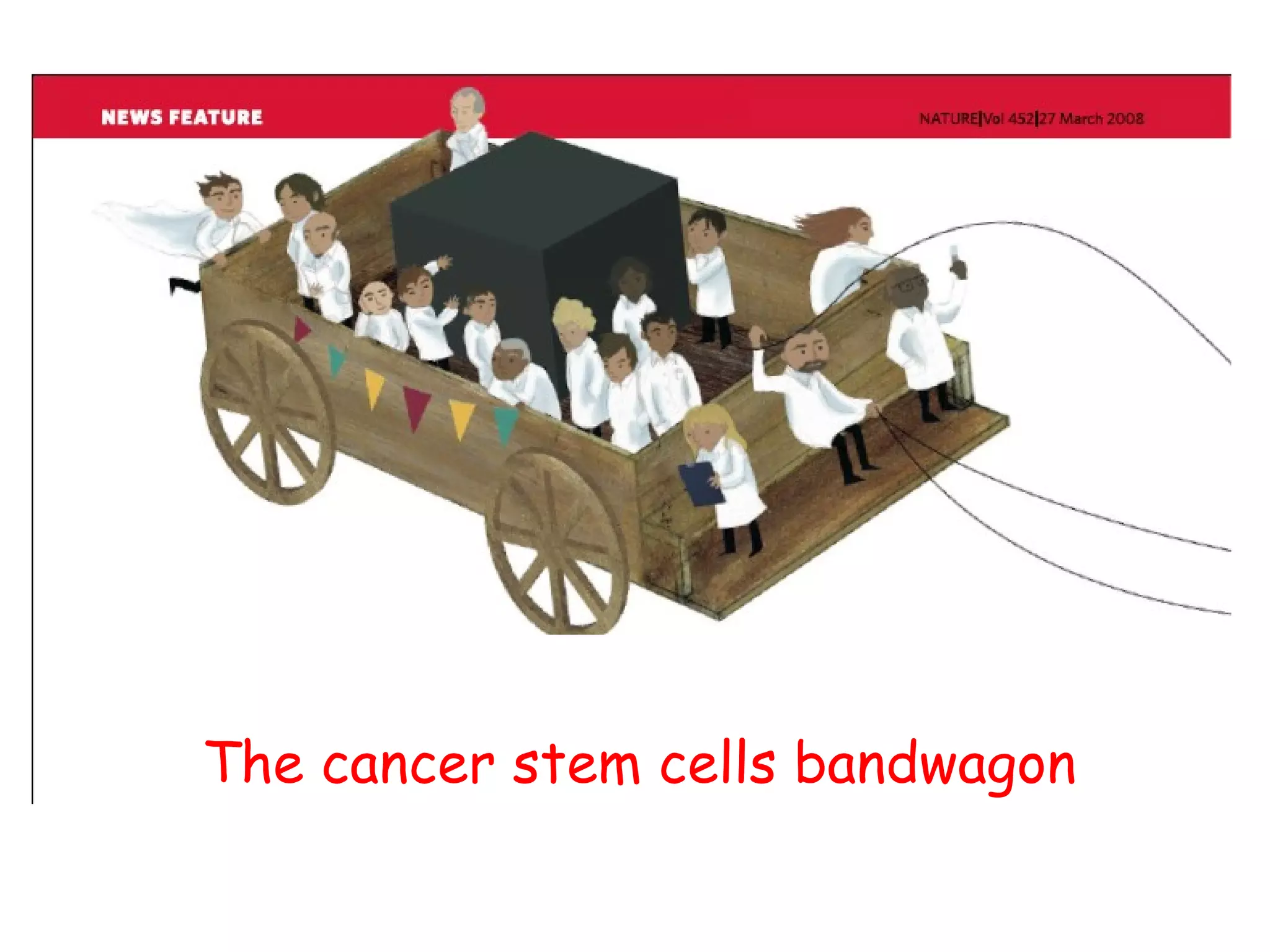 The cancer stem cells bandwagon 