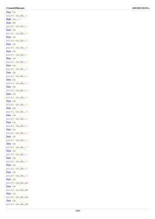 C:masm32ftest.asm 22/01/2012 10:25 ‫ب‬.‫ظ‬
Inc cx
point cx,dx,9h
Sub cx,29
Inc dx
point cx,dx,9h
Inc cx
point cx,dx,9h
Inc cx
point cx,dx,9h
Inc cx
point cx,dx,9h
Inc cx
point cx,dx,9h
Inc cx
point cx,dx,9h
Inc cx
point cx,dx,9h
Inc cx
point cx,dx,9h
Inc cx
point cx,dx,9h
Inc cx
point cx,dx,9h
Inc cx
point cx,dx,9h
Inc cx
point cx,dx,9h
Inc cx
point cx,dx,9h
Inc cx
point cx,dx,9h
Inc cx
point cx,dx,9h
Inc cx
point cx,dx,9h
Inc cx
point cx,dx,9h
Inc cx
point cx,dx,9h
Inc cx
point cx,dx,9h
Inc cx
point cx,dx,9h
Inc cx
point cx,dx,9h
Inc cx
point cx,dx,9h
Inc cx
point cx,dx,ah
Inc cx
point cx,dx,ah
Inc cx
point cx,dx,ah
Inc cx
point cx,dx,ah
-299-
 