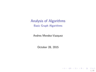 18 Basic Graph Algorithms | PDF