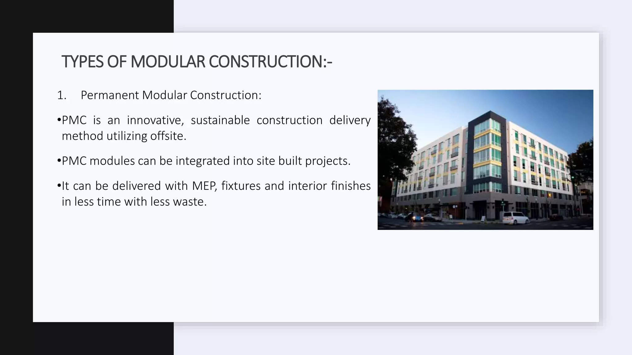 Modular Construction | PPTX