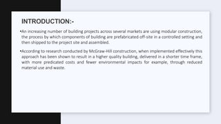 Modular Construction | PPTX