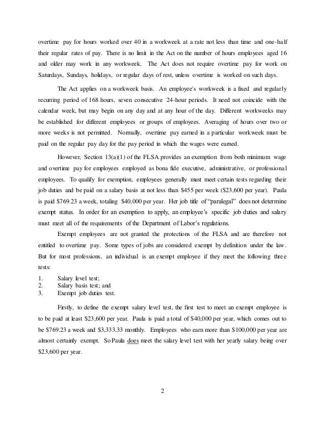 definition of exempt employees