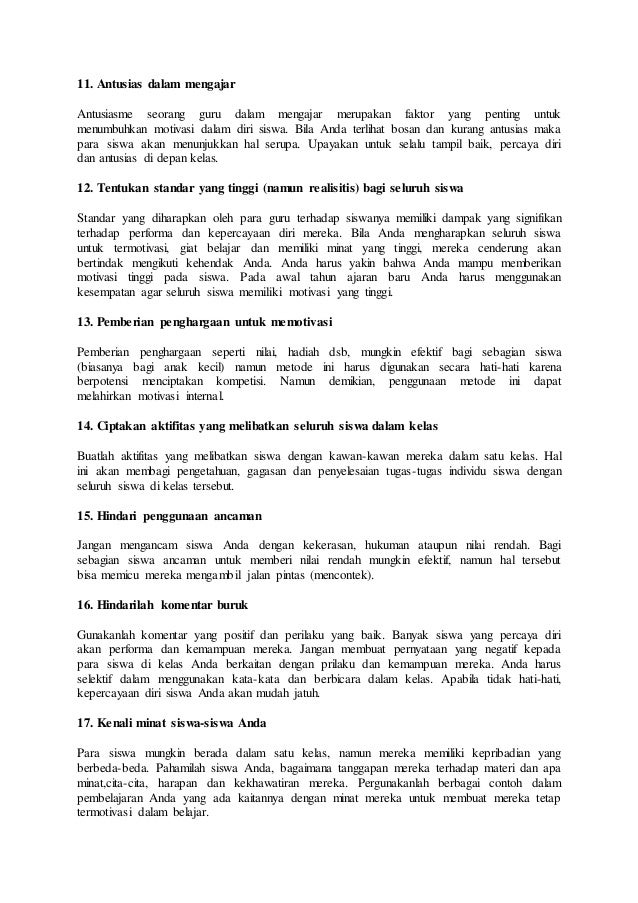 18 cara meningkatkan motivasi 18 cara meningkatkan motivasi