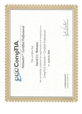 6-Network+ Certified Professional