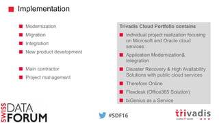 Cloud transition - The Trivadis approach