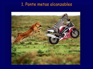 1. Ponte metas alcanzables