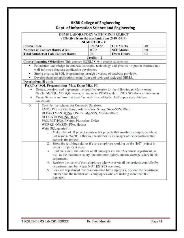 18CSL58 DBMS LAB Manual.pdf
