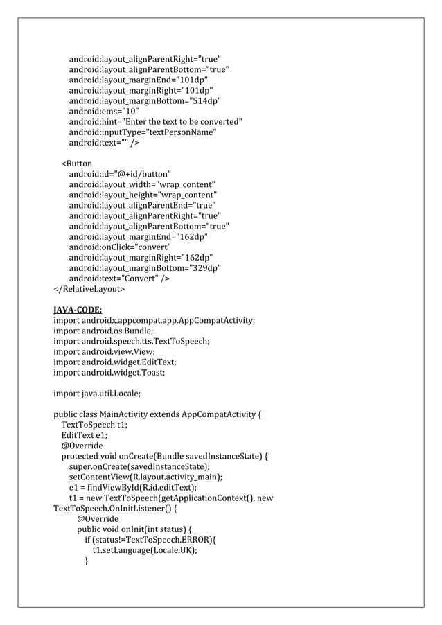 18CSMP68 VTU Mobile Application Develeopment Lab Manual by Nithin, VVCE ...