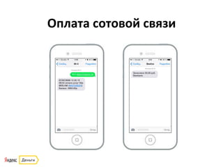 Оплата	
  сотовой	
  связи	
  
 