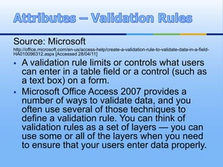 Table Count Validation 18 database features | PPTX