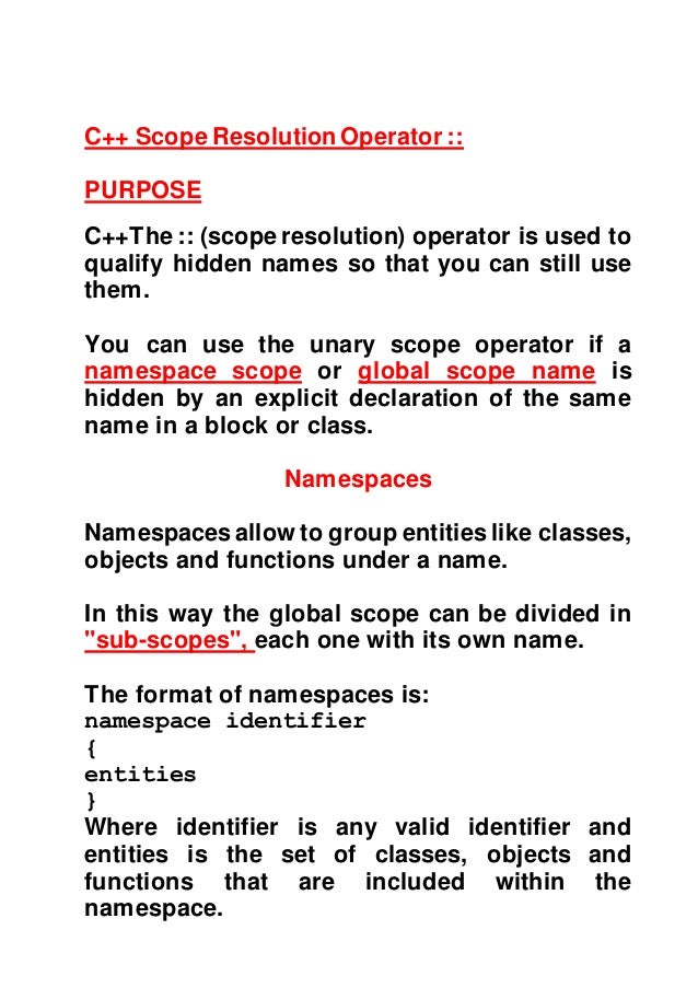 18 dec pointers and scope resolution operator