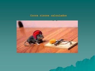 Corra riscos calculados
 