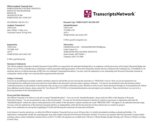 Yifei_Gao_Transcript | PPT