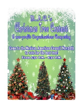 Christmas flyer contest