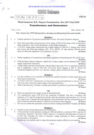 SRI SAIRAM COLLEGE OF ENGINEERING
 