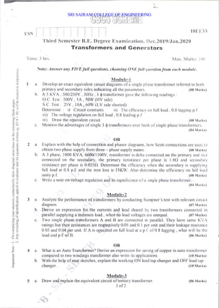 SRI SAIRAM COLLEGE OF ENGINEERING
 