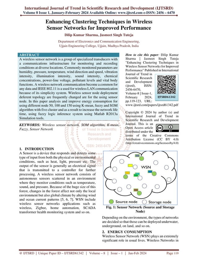 Enhancing Clustering Techniques in Wireless Sensor Networks for ...