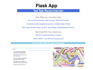 Flask App
 