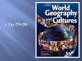 Geography of Europe with World Geography and Cultures | PPTX