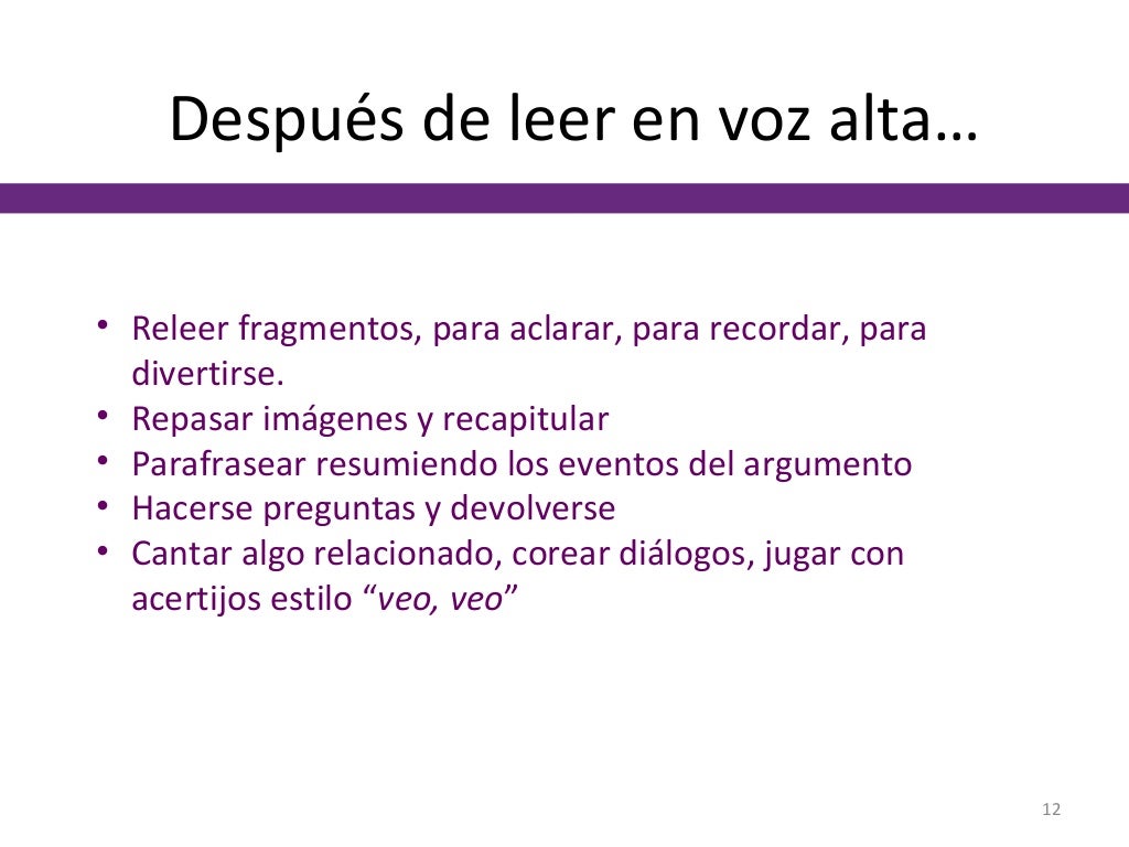Lectura en voz alta y comportamiento lector
