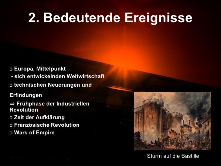 Epoche Das 18 Jahrhundert