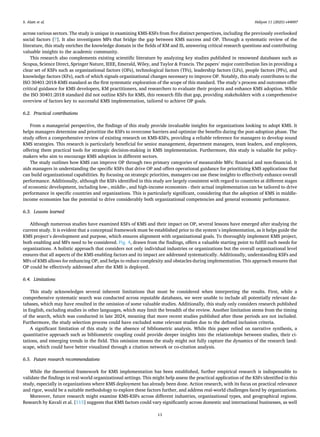 Key success factors of knowledge management systems for optimizing ...