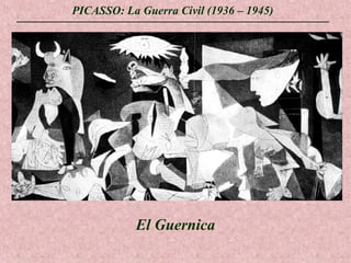 PICASSO: La Guerra Civil (1936 – 1945)

El Guernica

 