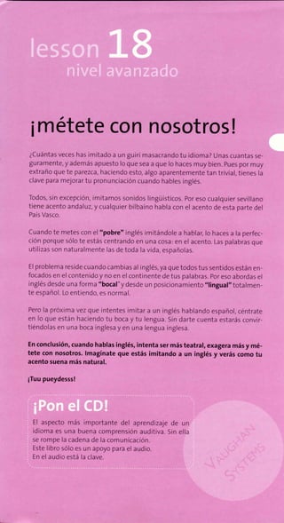 18 libros curso de ingles vaughan | PDF
