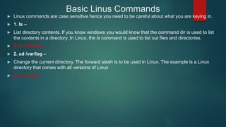 18 LINUX OS.pptx Linux command is basic isma | PPTX