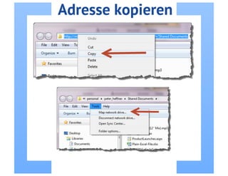 SharePoint Lektion #18: Liste oder Bibliothek als Laufwerk einbinden