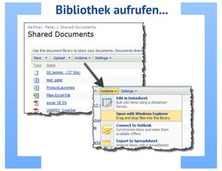 SharePoint Lektion #18: Liste oder Bibliothek als Laufwerk einbinden