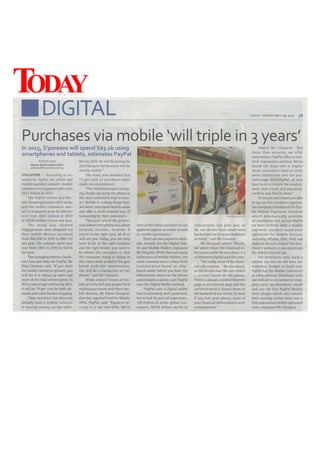 18 may today purchases via mobile will 'triple in 3 years'