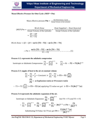 APPLIED THERMODYNAMICS 18ME42 Module 01 question no 1a & 1b | PDF