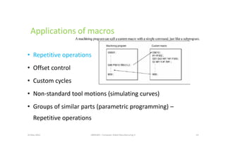 Similar Part Programming Computer Aided Manufacturing - Programming using CAM.pdf