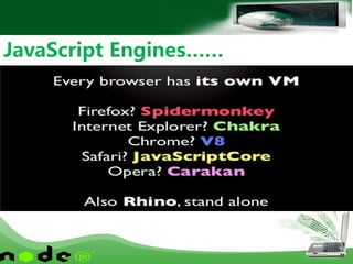 JavaScript Engines……
 