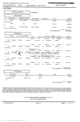 Declaración de Patricia Samudio