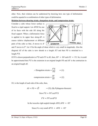 Engineering Physics (18 PHY112/22) notes | PDF